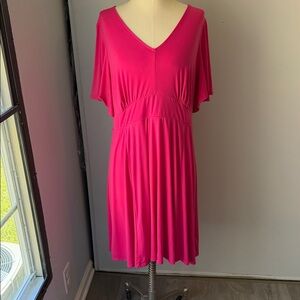 torrid Hot Pink Stretch dress size 2